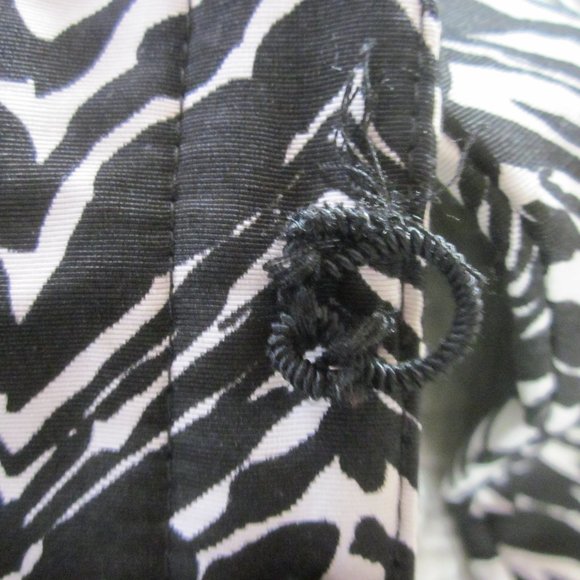 Nanette Lepore Jacket 4 Black/White - Picture 9 of 9
